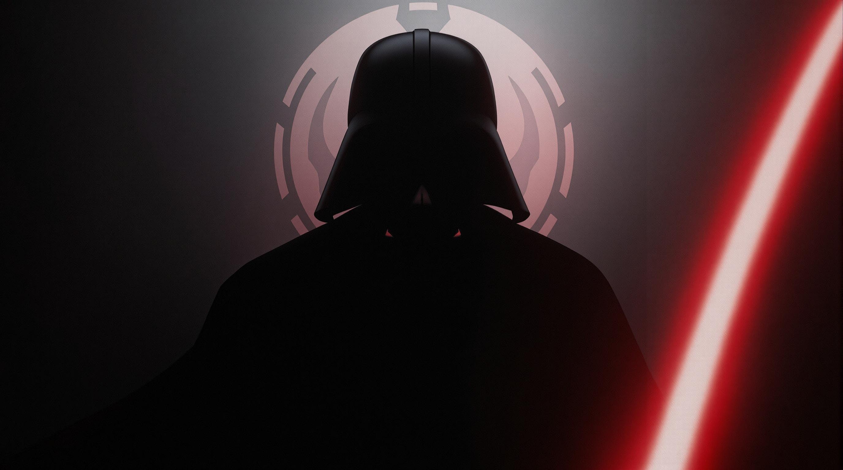 Shadowy Darth Vader Art