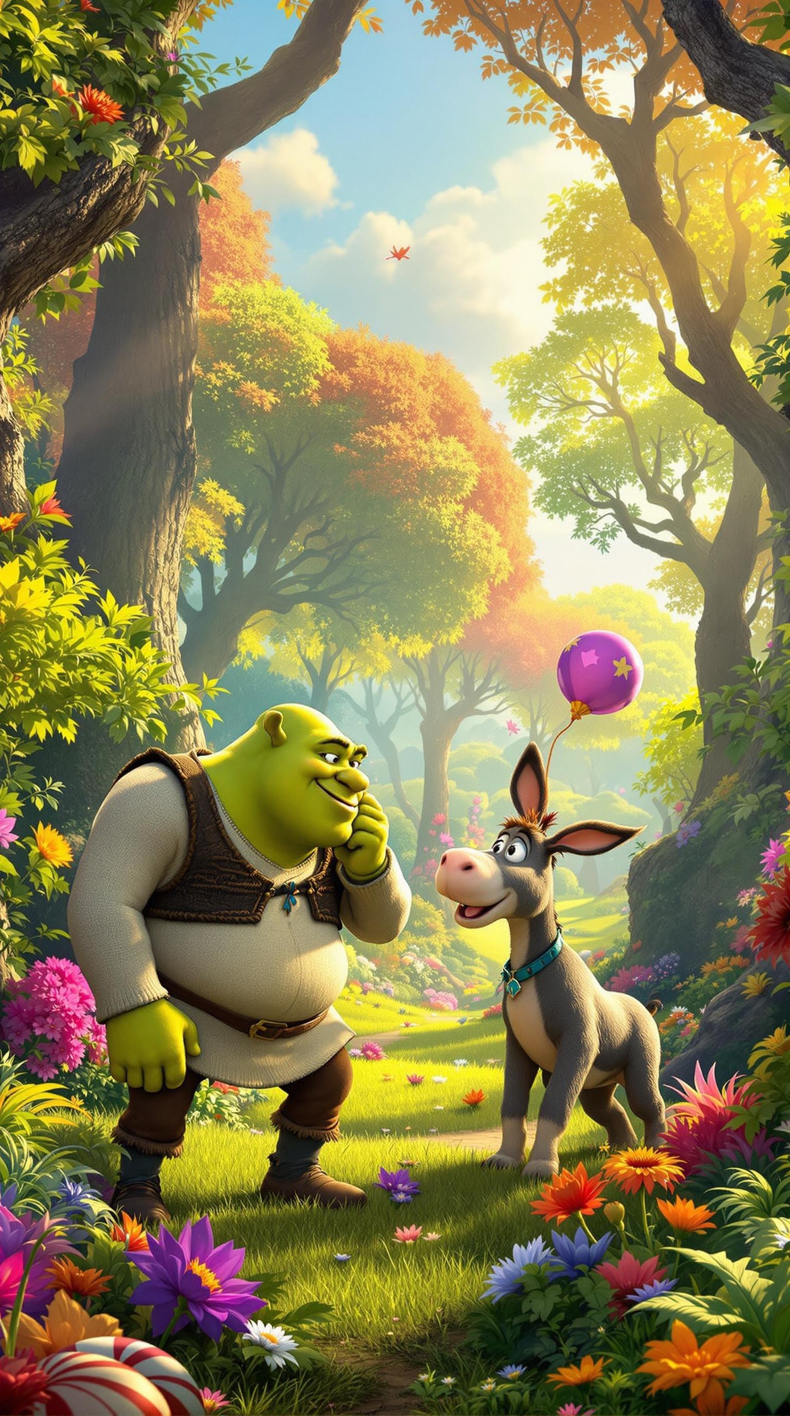 Shrek and Donkey Wallpaper