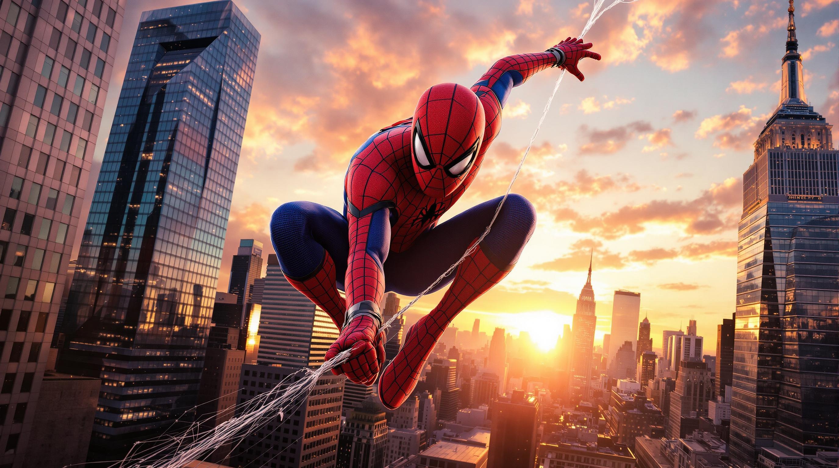 Spider-Man Sunset Swing