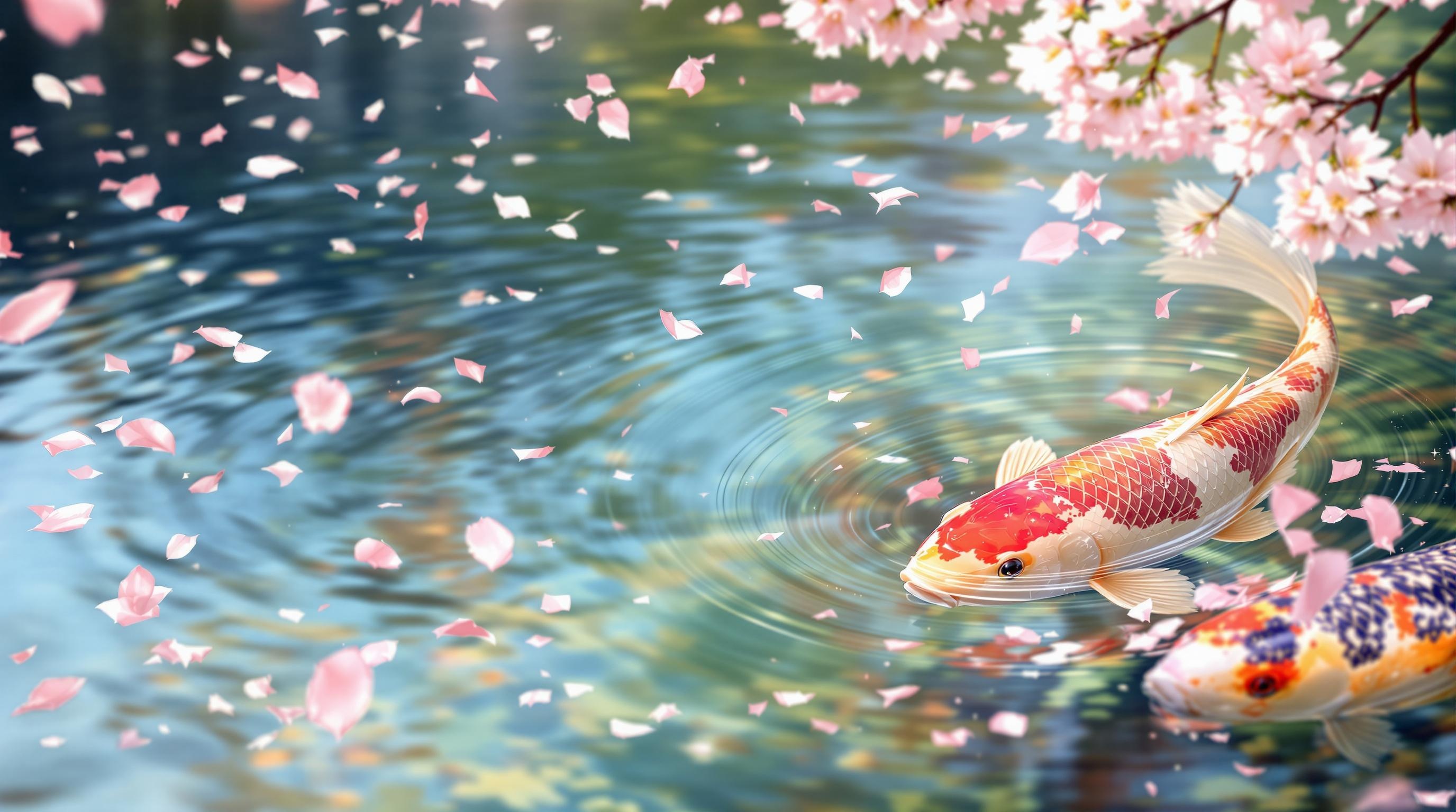 Tranquil Koi Pond