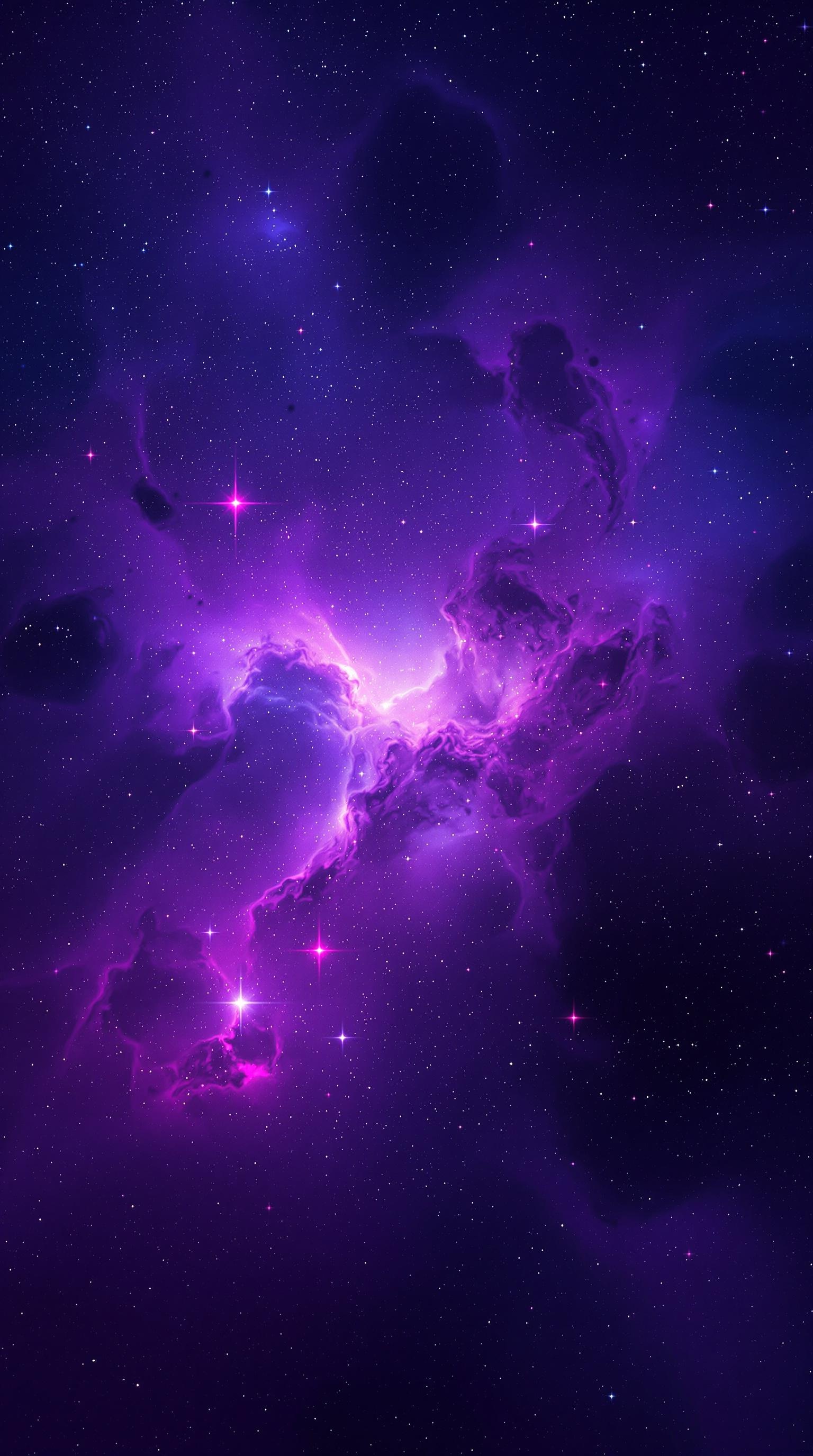 Vibrant Space Nebula