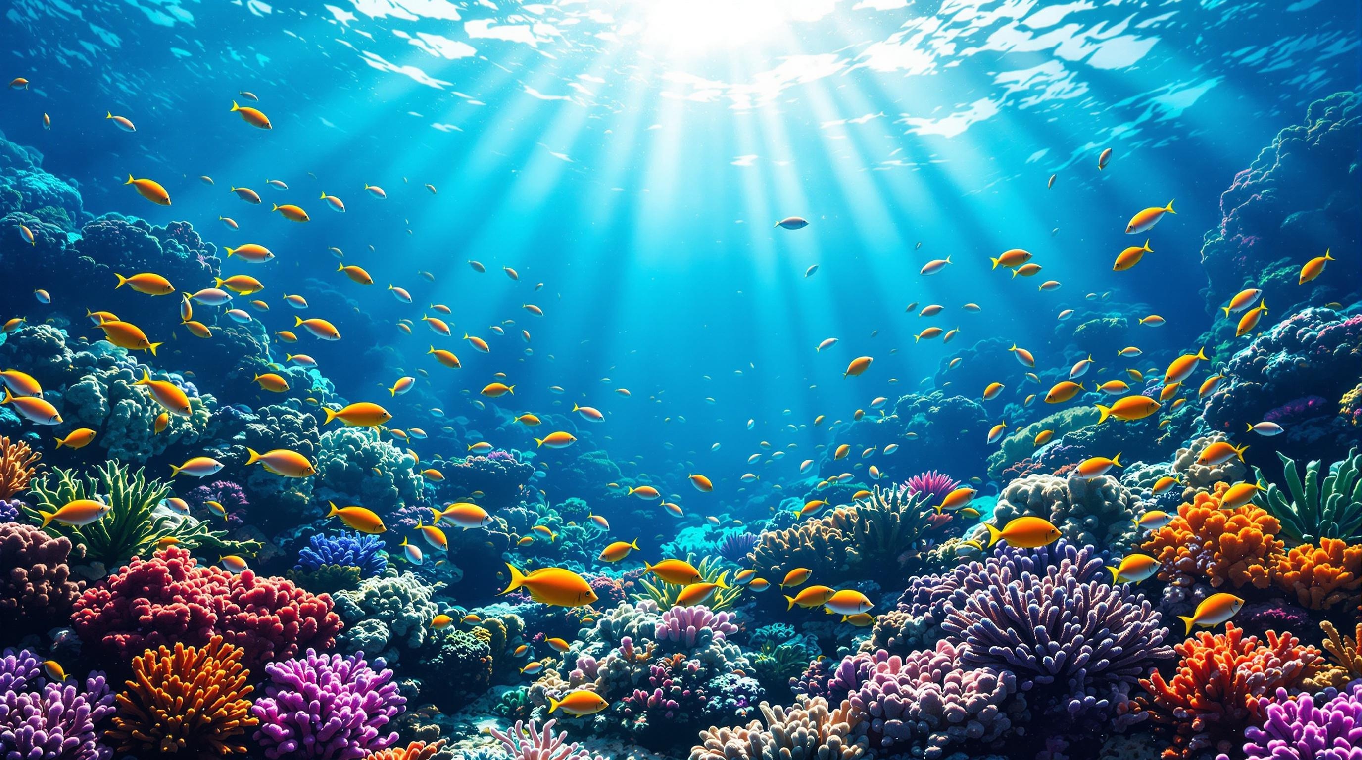 Vibrant Underwater Reef