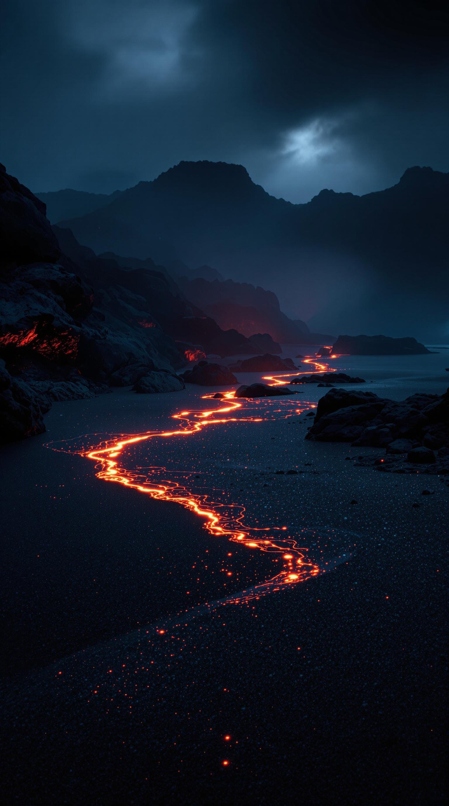 Volcanic Beach Ambiance