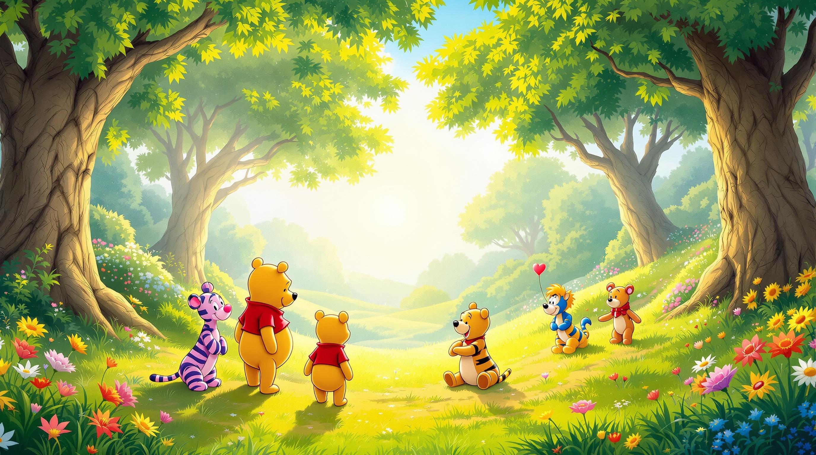 Winnie & Friends Wallpaper
