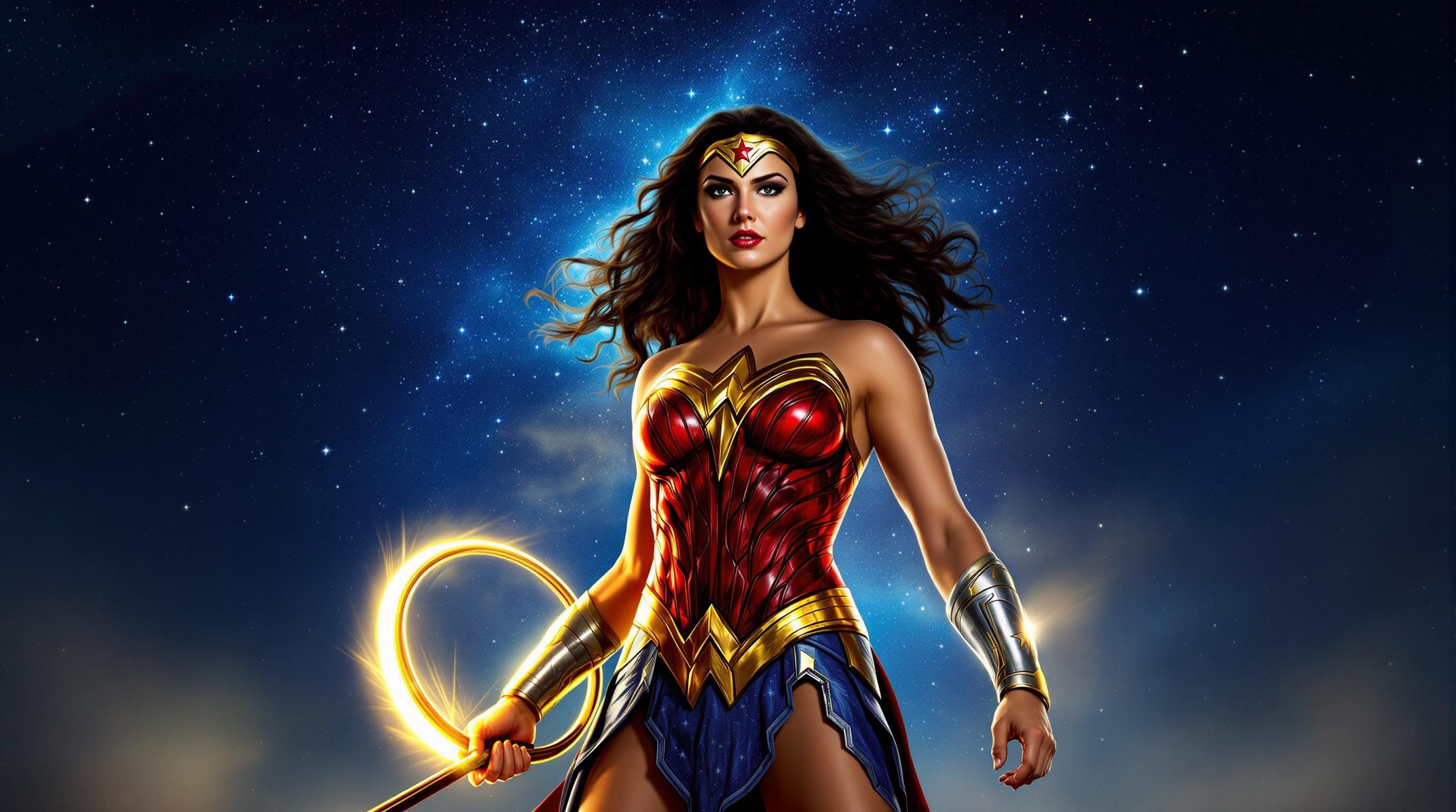 Wonder Woman Starry Night